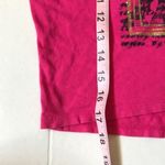 Guess boxy crop top Paris scene pink and black small Photo 4