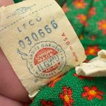 Vintage 60s Loungecraft Patchwork Maxi Dress Union Made Green Size undefined Photo 11