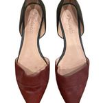 Madewell  D'Orsay Red Calf Hair/Black Leather Photo 0