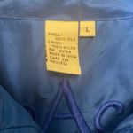 Vintage Studded Embellished royal blue Silk jacket size Large CoAco, full zip Photo 4