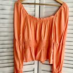 Coral Blouse, Large Orange Photo 0