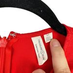 Treasure & Bond  x Something Navy Sz XS Red A Line Flared Sleeve Mini Dress Photo 4