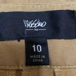 Mossimo Women's Tan Khaki High Waisted Baggy Wide Leg Trousers Pants Size 10 Photo 3