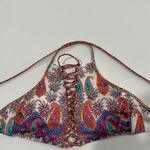 Nanette Lepore Nanette Lepore Gypsy Queen Paisley Halter TOP - Size S. Photo 4