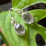 Herkimer Diamond Sterling Silver Dangle Earrings Photo 2