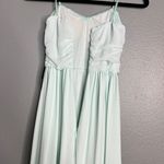 Lulus NWT Lulu’s‎ Bridesmaid Dress Mint Green Strapless Formal Gown Moonlight Serenade Photo 11