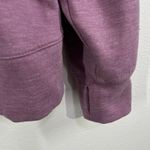 Outdoor Supply Co Purple Henley Pullover Sweatshirt Medium Snap Front Fleece‎ Photo 5
