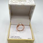 Charter Club Halo Open Ring in Rose Gold-Tone Size 5 MSRP $30 NWT Photo 1