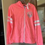 DC Comics Superman Jacket Bright Coral Comfy Hooded Zip New Photo 1