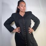 Leslie Fay  Elegant Black Button-Up Dress Photo 9