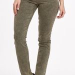 Dear John  Woman's Olive Blair High Rise Straight Jeans Denim Size 28p Photo 0