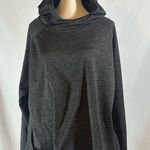 Core 10 • Women's Fitted Workout Running Hoodie • Fleece Lined • Size XXL Gray Photo 0