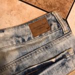 American Eagle  acid light wash studded denim booty shorts size 4 Photo 9