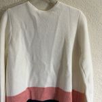 Loft  Ivory Pink Navy Blue Long Cardigan - Size Small -‎ NWT Photo 8