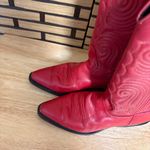 Vittorio Ricci Red Western Cowgirl Boots Size 5 Photo 4