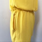 ZARA Yellow Open Back Gauzy Romper S Photo 5