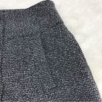 Nic+Zoe  Button Front Tweed Midi Skirt Gray A-Line Double Breasted Career‎ Size 6 Photo 5