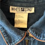 White Stag Vintage  Blue Denim Shirt Jacket Horse Equestrian XL Photo 1