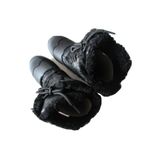 Hunter NIB Original Shearling Lined Pac in Black Lace-up Rain Boots US 6 $235 Photo 2