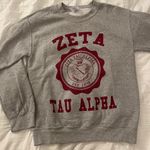 Zeta Tau Alpha Sweatshirt Gray Photo 0