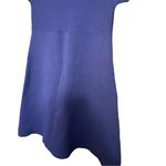 Parker Women's Navy Blue Drop Shoulder A Line Dress Medium Photo 6