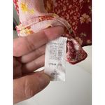 Vision USA Women Size S Sleeveless Blouse Top Flowers Crochet Cottagecore Pink Photo 4