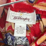 Worthington Women's Floral Print Knee Length Bermuda shorts Size M Photo 2