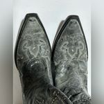 Corral G1030 Gray Western Studded Embroidered wing tipped heeled boots size 11 Photo 3