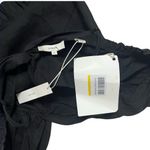 Vince  Black Off Shoulder Twist Front Dress Linen Blend  Full Skirt Size 12 NEW Photo 9