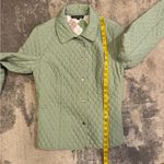 Briggs New York  Light Green Quilted Puffer Jacket Photo 6