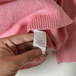 Talbots Pink Sweater Women's Size Medium Preppy Knit Cotton Photo 4