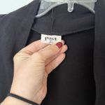 Pact  Womens Black Airplane Wrap Cardigan Size M/L Lagenlook Organic Cotton Comfy Photo 4