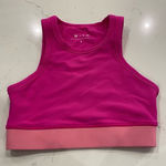 Wilo The Label Hot Pink Workout‎ Tank Top Crop Top size small Photo 0