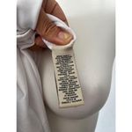 Beige by Eci French sleeveless watercolor pastel pink blue Striped Wrap Dress S Photo 8