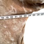 Tempo Paris Sweater Womens S/M Cream Brown Natural Tie Dye Relaxed Boho Chic Photo 7
