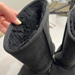 UGG  Essential Short Leather Boot Sz 10 Black Water Resistant Photo 12