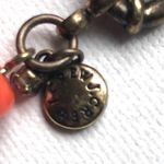 J.Crew Factory Orange Beaded Women's Fashion Statement Necklace Photo 2