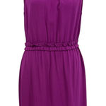 Kate Spade  Katia Crepe Dress Sleeveless Neon Bow Tie Magenta‎ Purple Size Small Photo 0