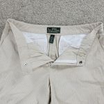Ralph Lauren Vintage LRL ACTIVE Womens Shorts 6 Khaki Seersucker Bermuda Pinstripe Photo 7