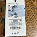 A New Day 1X Off White Sleeveless Maxi Dress with Ruched Sides & 17” Side Slit Photo 10