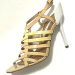 Diane Von Furstenberg Diane Von Furstenburg Nude Patent Ruanda Sandals Size 7 Photo 0