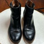 Kork-Ease Kirk-Ease Mindo Stacked Heel 7M Black Leather Pull-on Ankle Boots Booties Photo 0