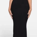 SKIMS Maxi Lounge Dress Soft Ribbed Onyx XS Photo 0