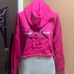Calvin Klein Jeans  pink cropped pullover hoodie Photo 0