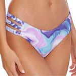 Becca  Purple Agate Braided-Straps Hipster Bikini Bottoms Size‎ XS NWT swimsuit Photo 0