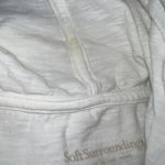 Soft Surroundings Womens Embroidered Top Size M Hooded Beaded 3/4 Sleeve Button Photo 6