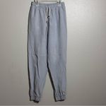 ZARA Women Light Blue Drawstring Jogger Pants Trousers size XS Photo 1