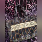 Free People EUC Blue Basel Tassel Southwestern Canvas Tote Bag *sold out* Photo 1