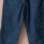 PacSun J. Galt Medium-Dark Wash Blue Hi Rise Straight Leg Raw Hem Jeans Sz L EUC Photo 10