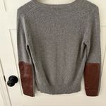 J.Crew Wool Blend Leather Arm Patch Sweater. Size XS. Photo 3
